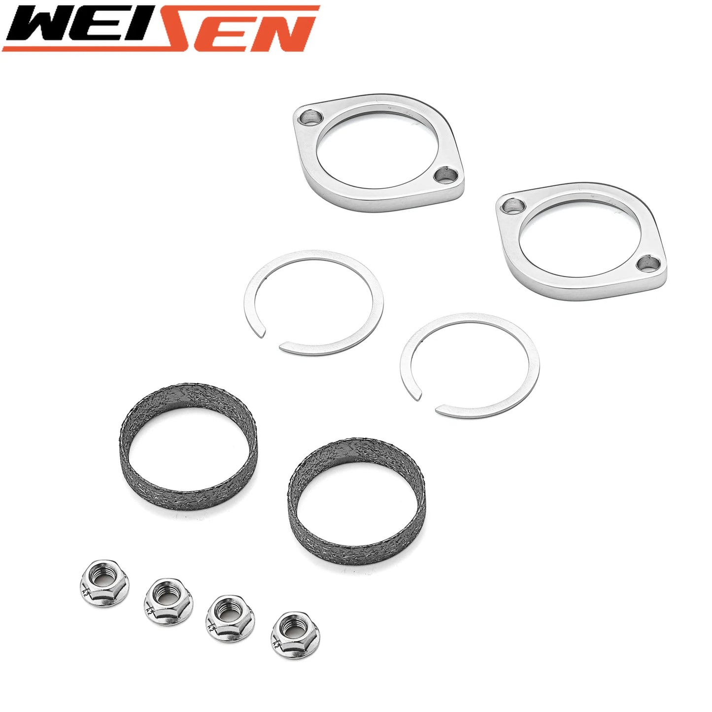 For Harley Davidson Big Twin Sportster 1984-2023 Exhaust Tail Pipe Flange Gaskets Seal Install Kit Models Motorcycle Accessories