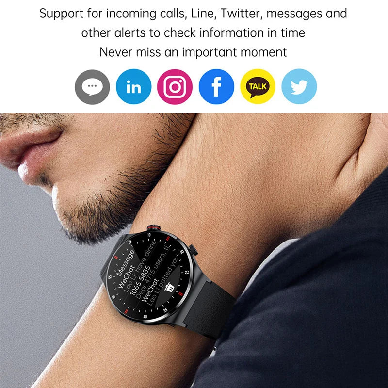 Xiaomi 2023 ECG+PPG Business Smart Watch Men Bluetooth Call Health Sleep Monitoring Multiple Sports Mode Waterproof Smartwatch