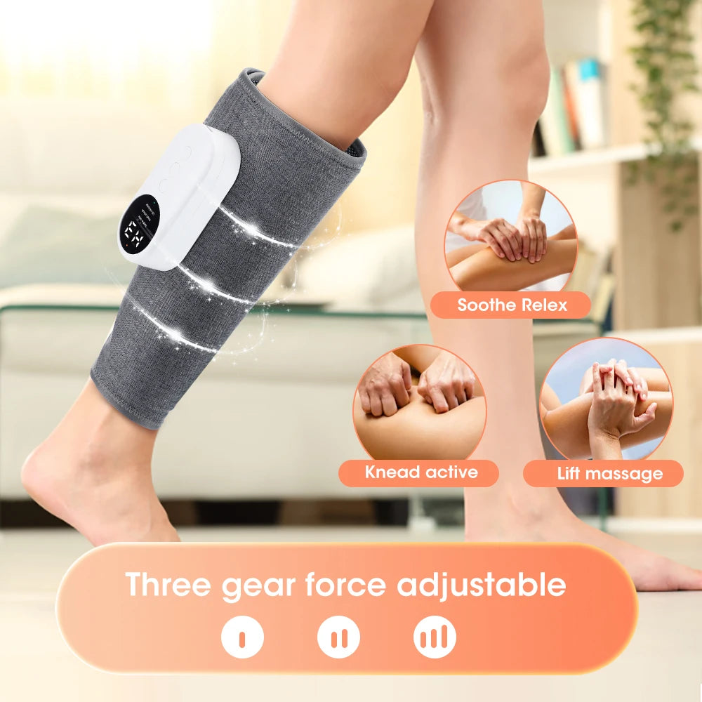 Calf Massager Portable Air Compression Leg Massager Relieve Muscle Electric Kneading Airbag Calf Wrap Massage