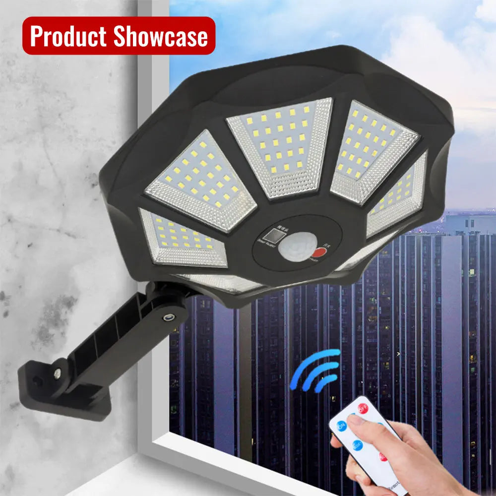 2400mAh LED Solar Waterproof Security Flood Lights