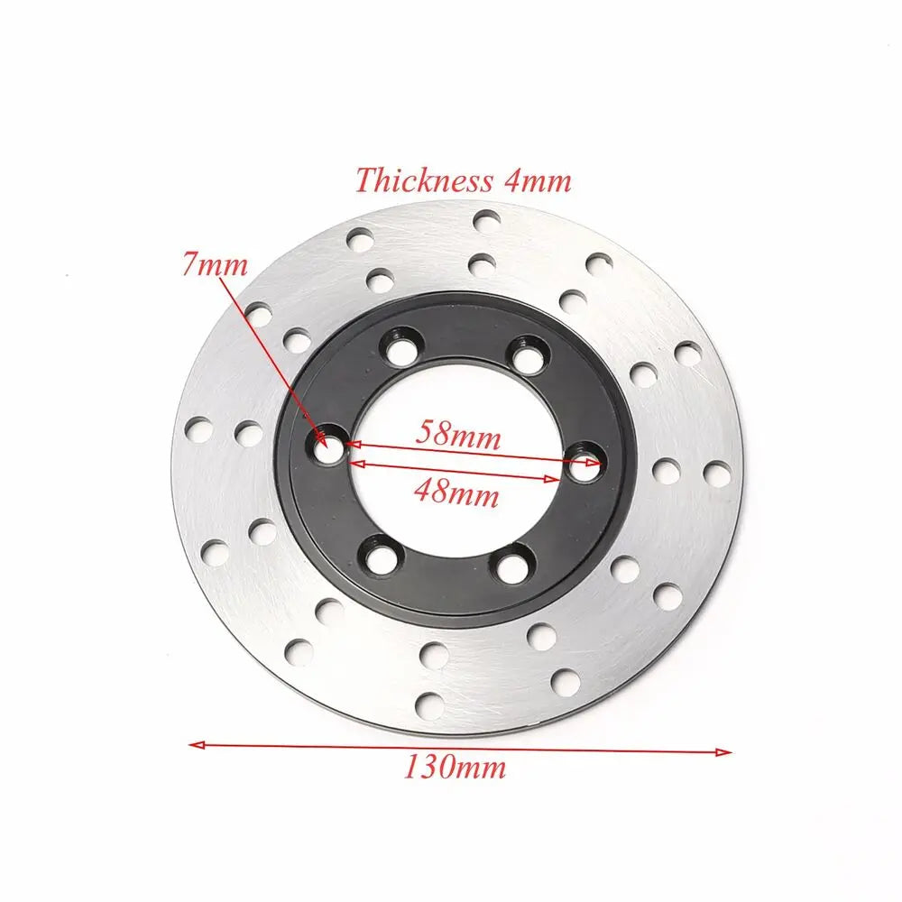 Go Kart ATV 3 Stud Front Wheel Rim Hub Stub Axle Kit Rotor 110cc 125cc Buggy