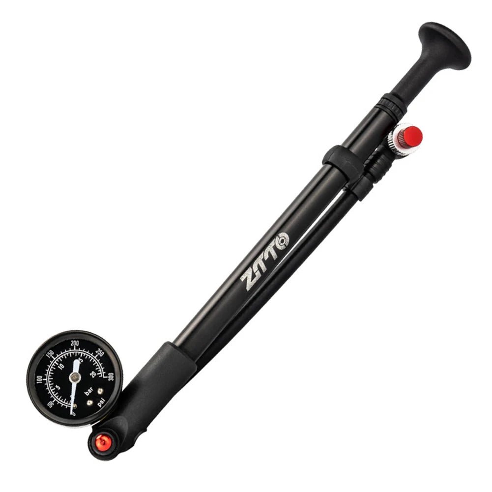 300PSI Bicycle Air Pump with Gauge