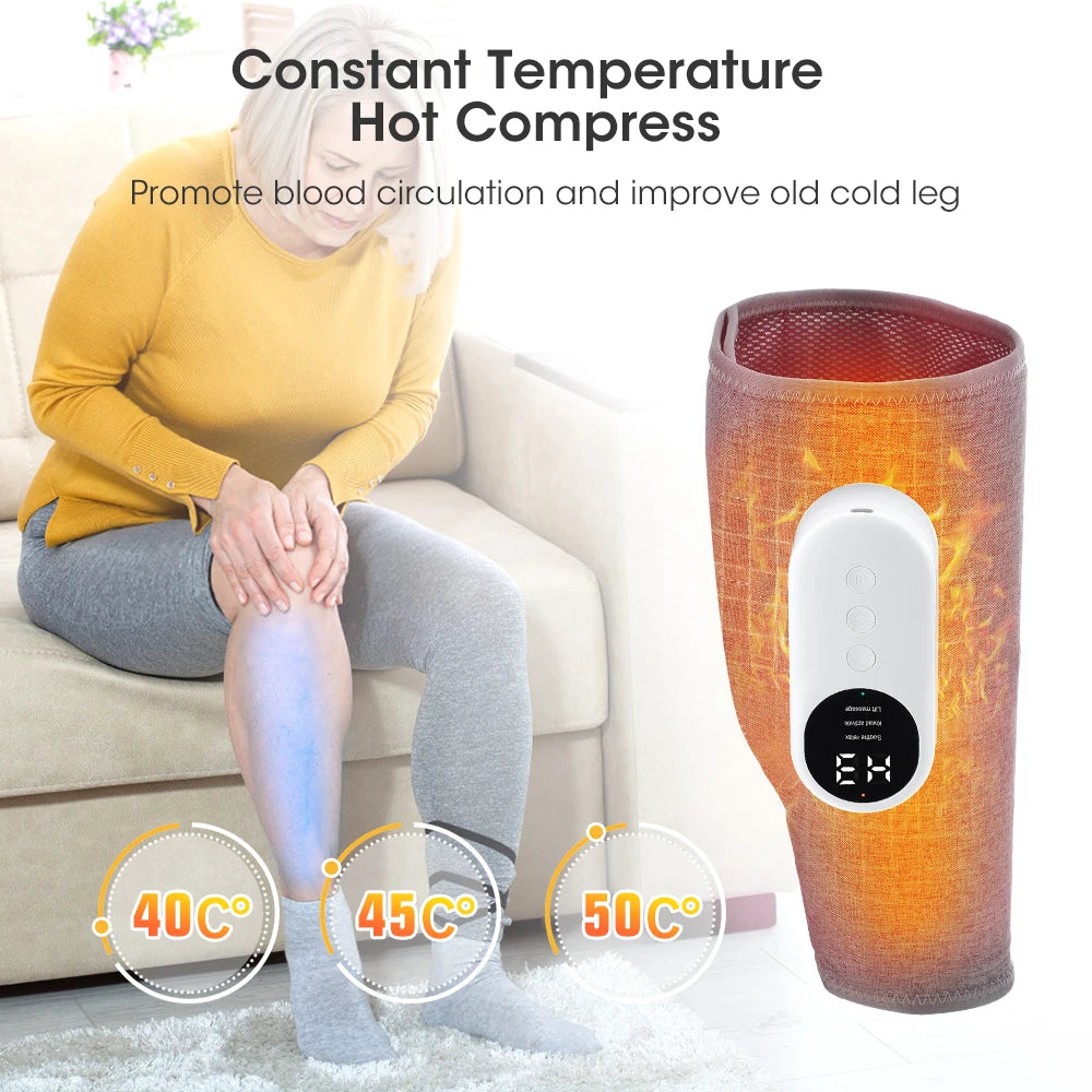 Wireless Air Pressure Calf Massager, 3Mode physical massage, Foot, Leg, Arm Muscle Massage, Relaxation, Blood Circulation