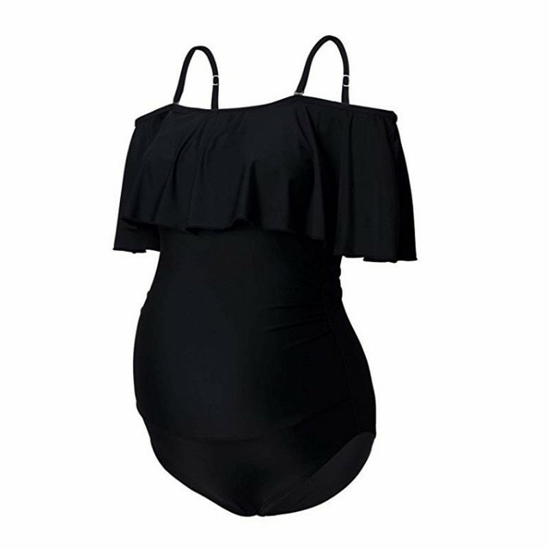 Swimwear for Pregnant Women Swiming Wear One Piece Pregnancy Swimsuit Sexy Suspender Swim Suit Plus Size Maternity Bathing Suits