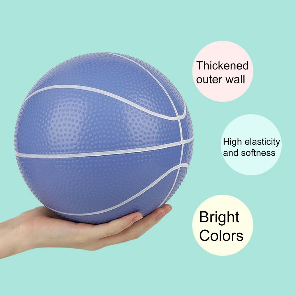 Basketball Toy  Creative High Elasticity Well Rebound  Candy Color Kids Basketball Home Toys