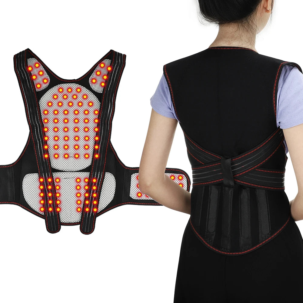 Self-Heating Back Support Waist Brace Magnetic Heating