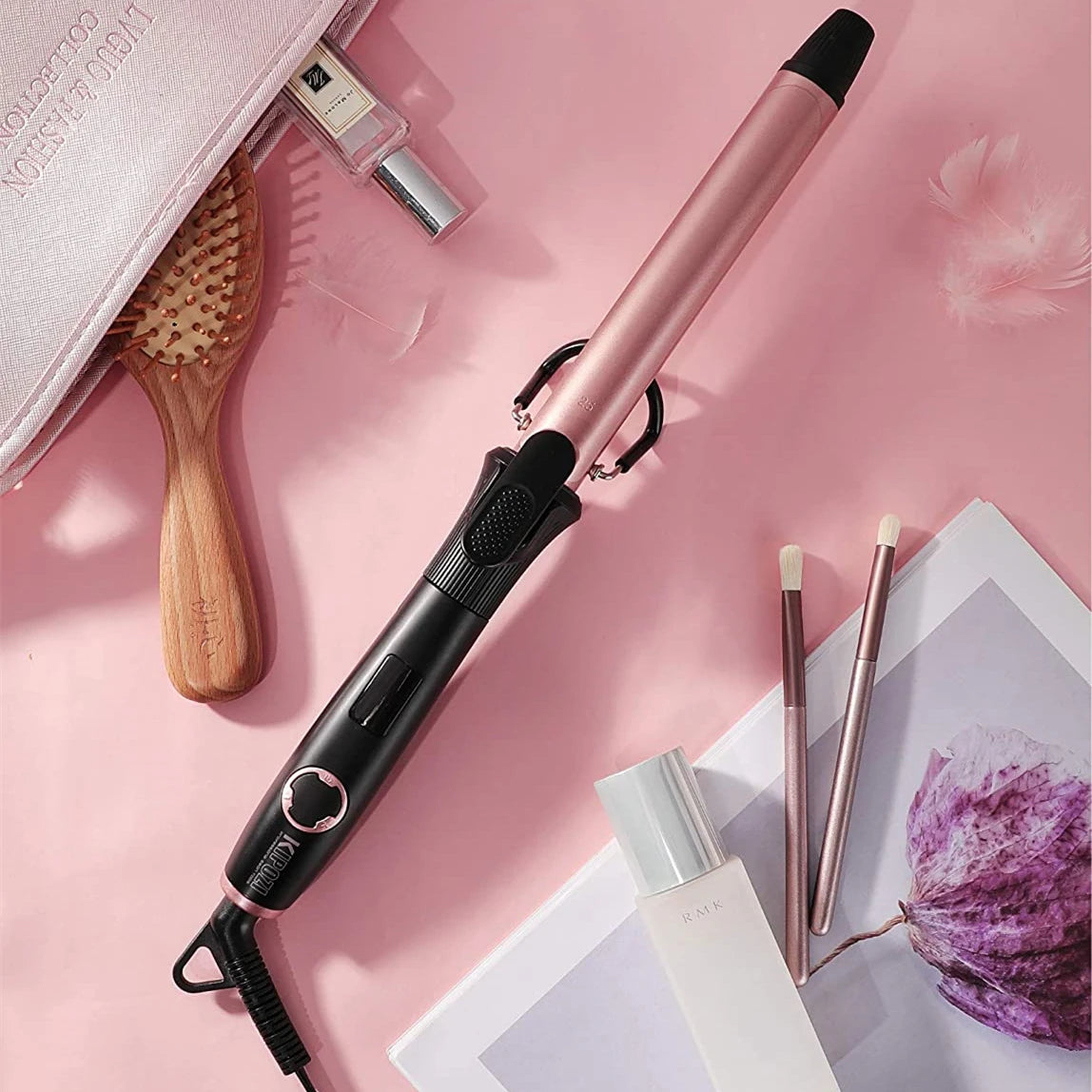 KIPOZI Professional Hair Curling Iron 25mm & 30mm