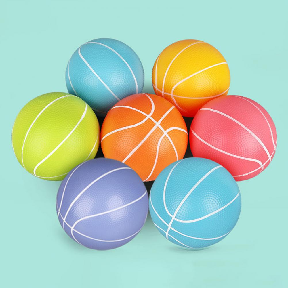 Basketball Toy  Creative High Elasticity Well Rebound  Candy Color Kids Basketball Home Toys