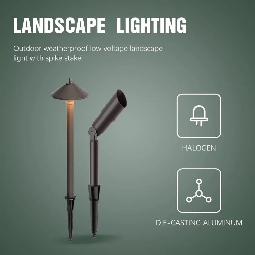 Landscape Lighting Kit with 150W Low Voltage