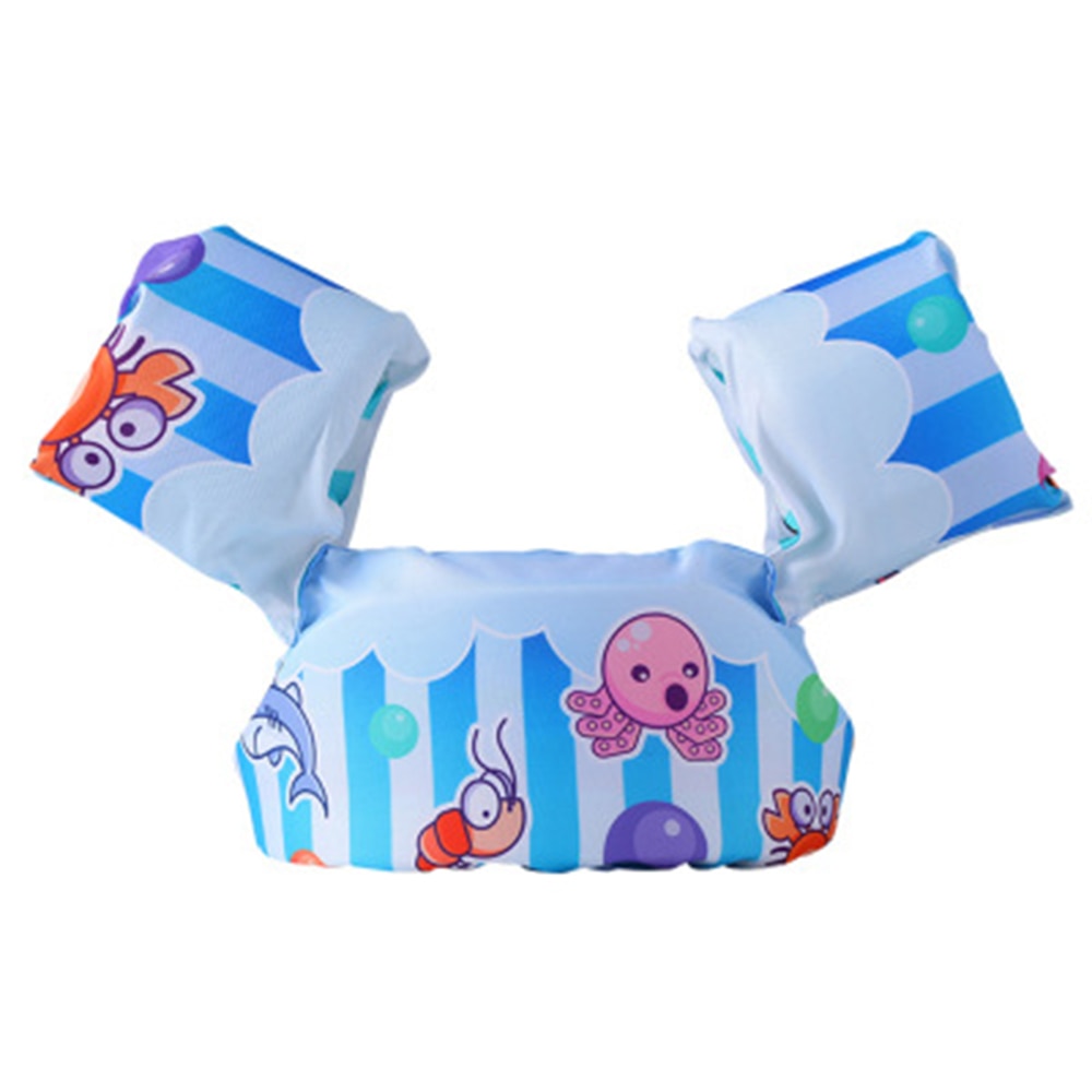 2-6 kids swim arm rings Baby life jacket floating kids safety life vest children's Swim puddle jumper arm rings vest form Foam