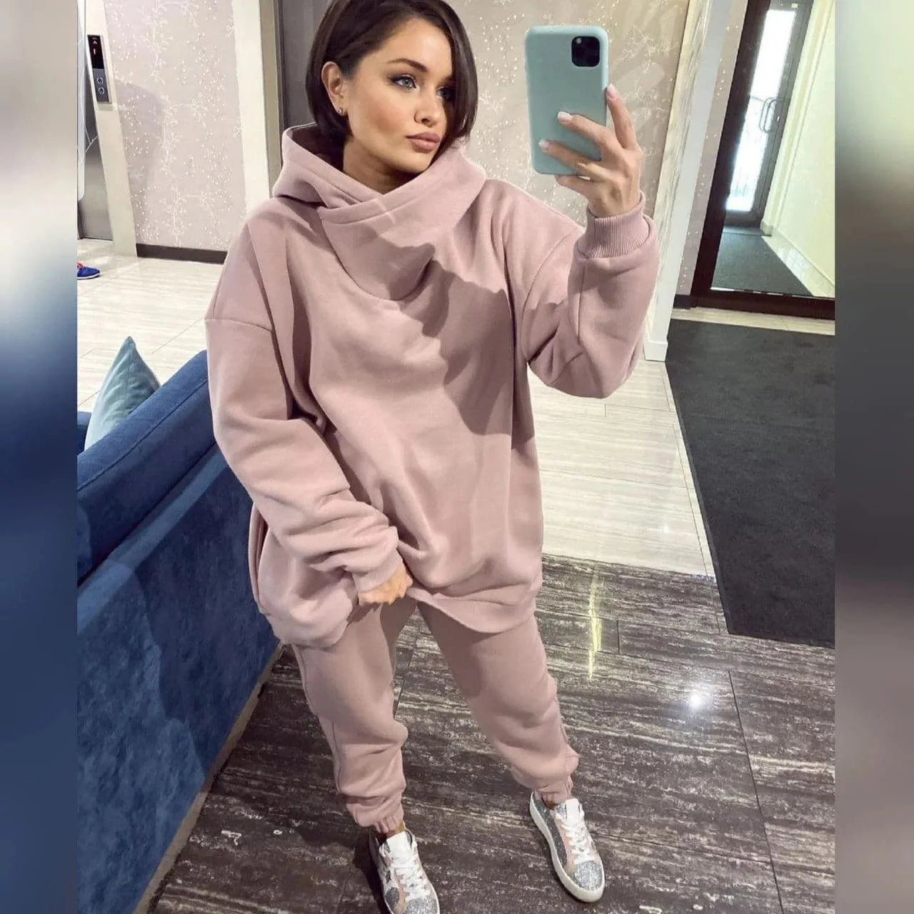 Winter Women's Tracksuit Two Piece Sets