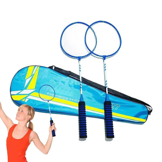 Badminton Set Badminton Racquets Replacement Set Anti-Slip Sturdy Badminton Equipment Rackets For Adults And Kids Beach Outdoor