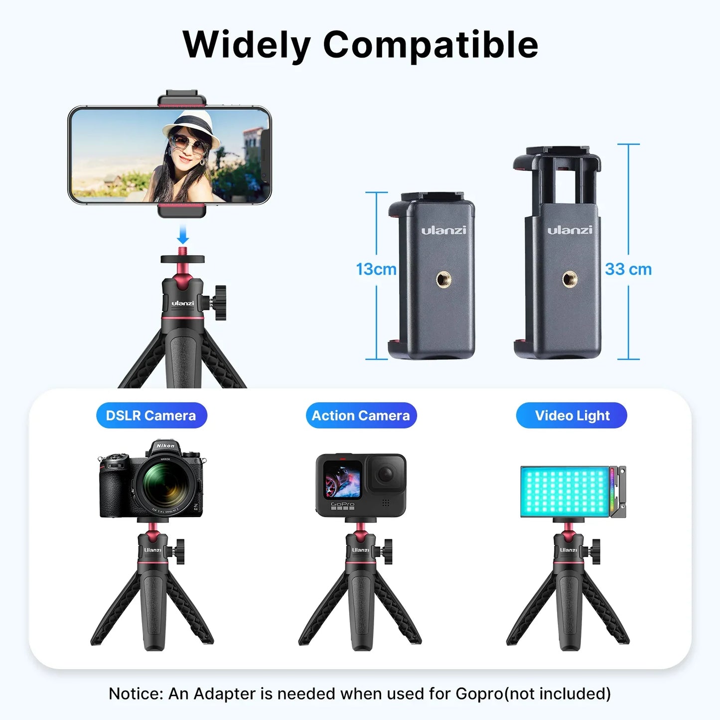 Ulanzi MT-08 Smartphone Stand Holder Mini Tripod