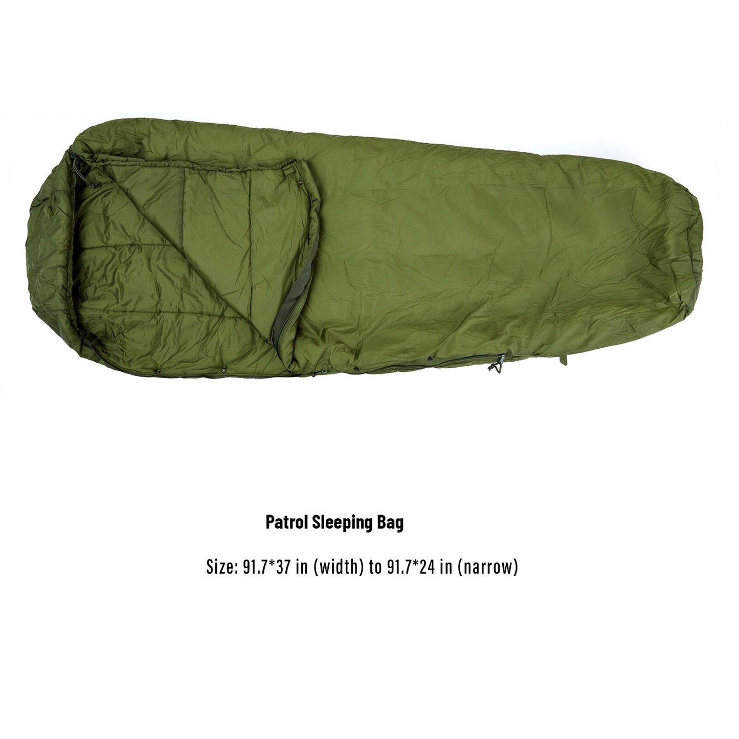 Akmax Army Military Modular Sleeping Bas System, Multi-Layered Cover for All Seasons, Woodland/Multicam - DJVWellnessandPets