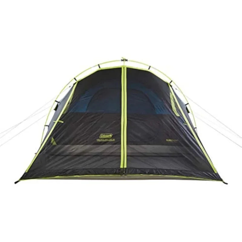 Coleman Carlsbad Dark Room Camping Tent with Screened Porch, 4/6 Person Tent Blocks 90% of Sunlight and Keeps Inside Cool