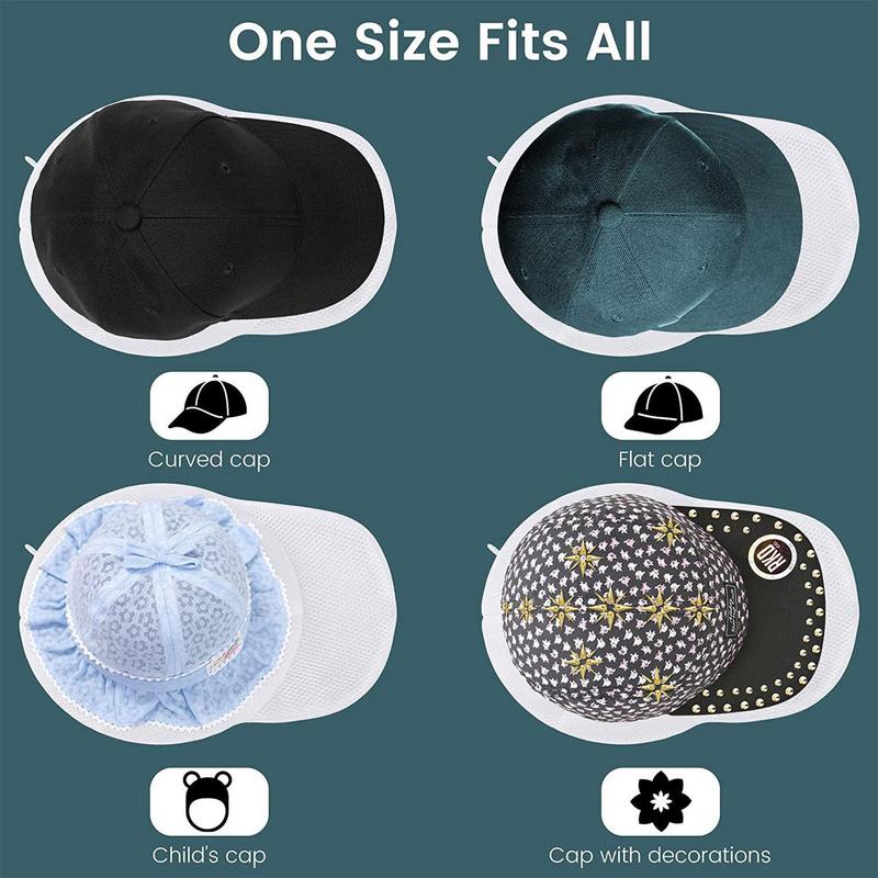 Multifunctional Cap Washer Baseball Cap Washer Fit Hat Washer Frame PP Washing Cage Double-deck Hat Cleaners Protector