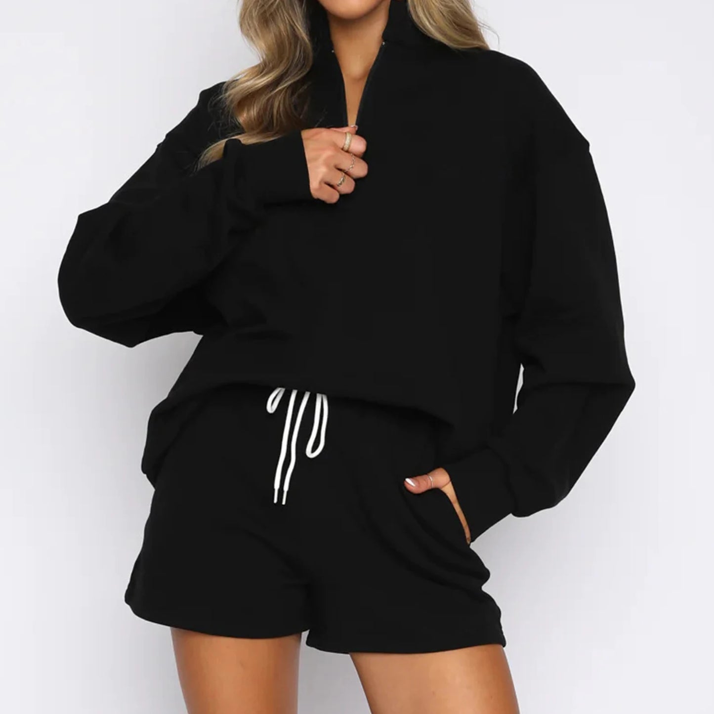 Women Sweatshirt Suits 2 Piece Pullover