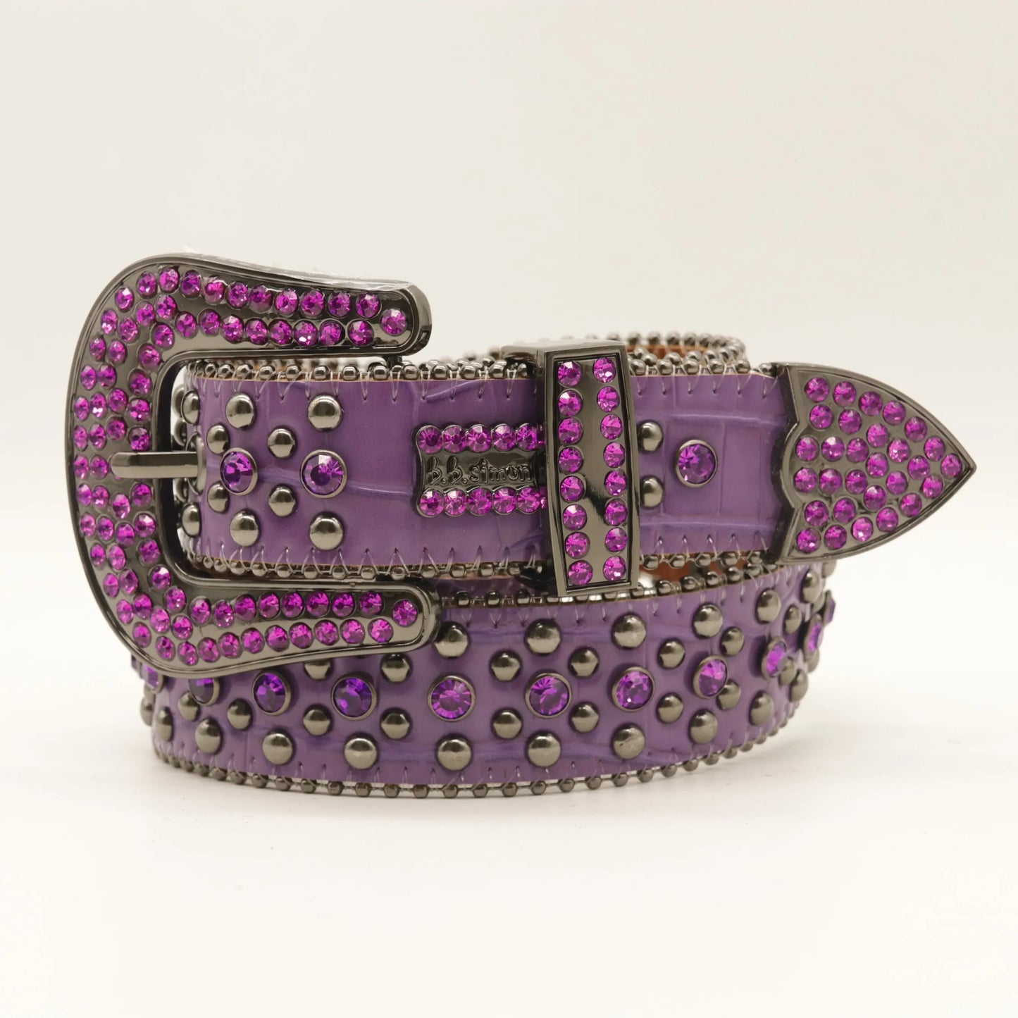 Rhinestones Western Belts Studded Men Women