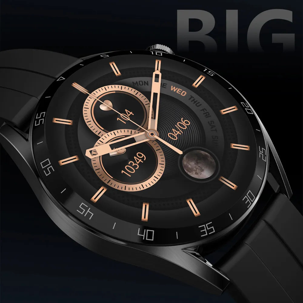 For Phone Xiaomi Huawei Watch GT3 Smart Watch Men Android Bluetooth Call Smartwatch 2023 Smart Watch for Iphone Huawei Xiaomi