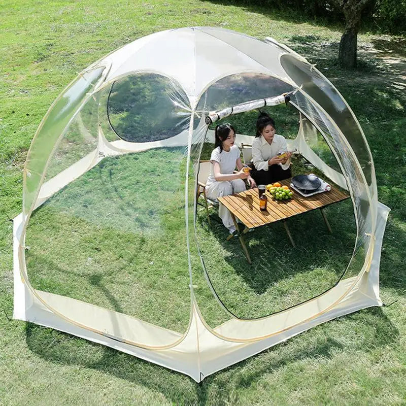 Outdoor Transparent Dome Tent Camping Tent Waterproof Folding Starry Bubble House Beach Camping Sun Room For Hiking travel