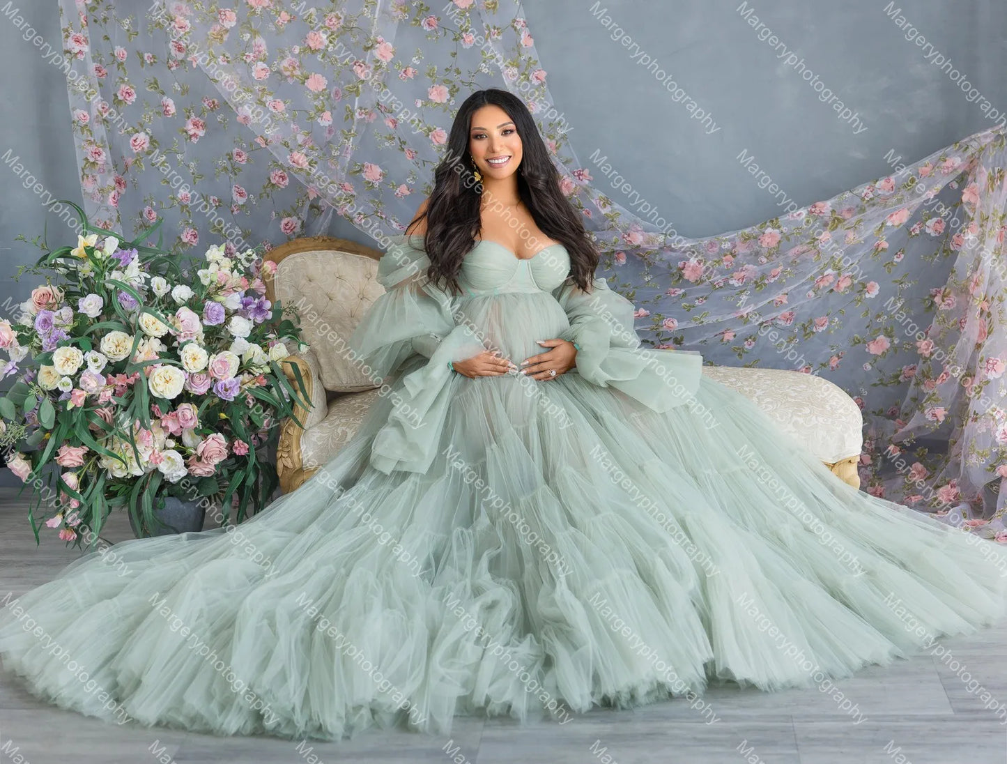 Off The Shouder Maternity Pretty Sweetheart Dresses Gowns