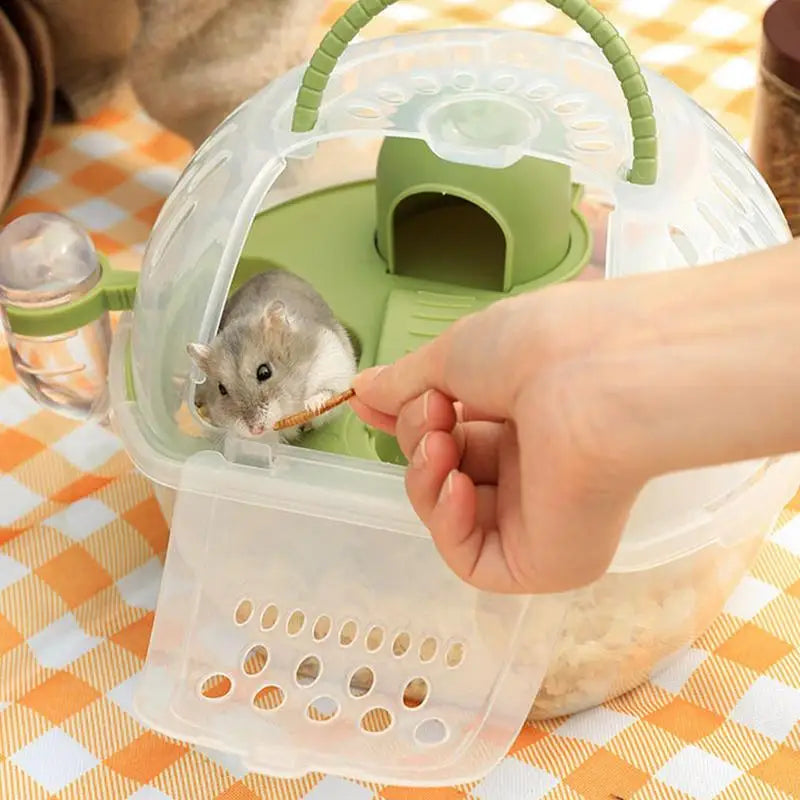 Hamster Travel Cage Guinea Pigs Hedgehog