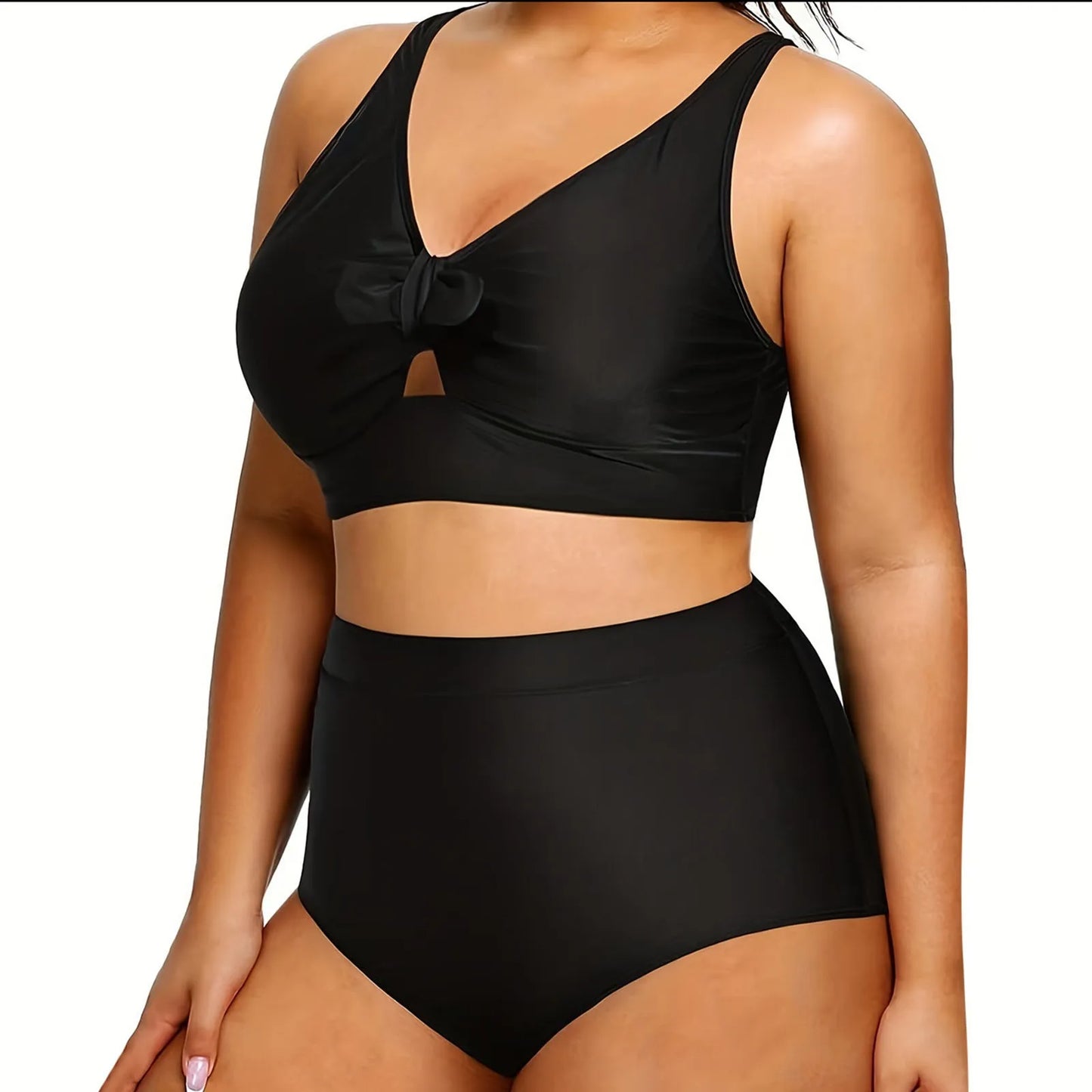 Plus Size High Waisted Bikini Sets Two Pieces