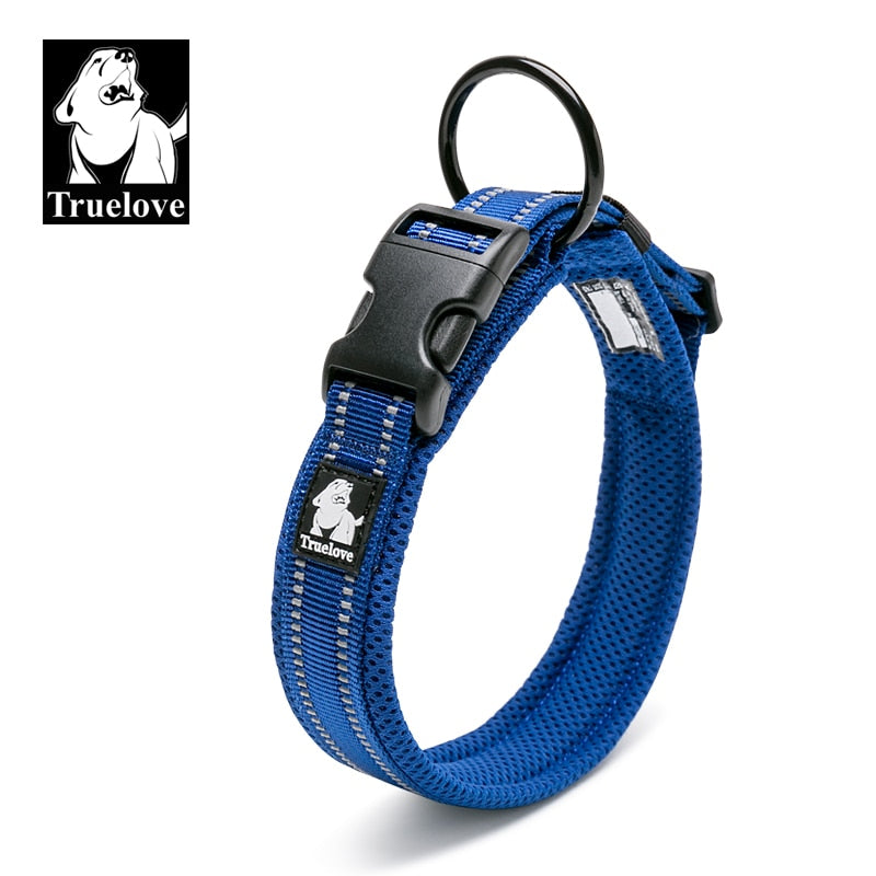 Truelove Pet Dog Collar Nylon Adjustable Webbing Padded Soft Reflective Durable Heavy Duty Training Custom Luxury Cat TLC5011