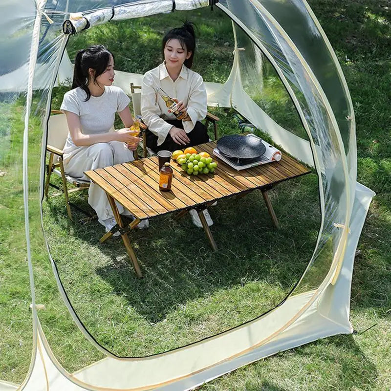 Outdoor Transparent Tent Greenhouse Camping Tent Canopy Weatherproof Clear Pod Pop Up Transparent View Tent For Lawns Camping