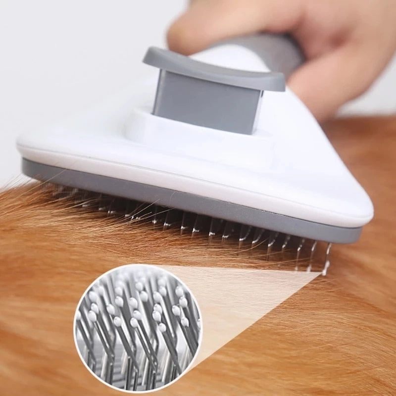 Pet Cat Brush Dog Comb Self Cleaning Pet Hair Remover Brush For Cat Dog Grooming Tools Pets Dematting Comb Cats Accessories