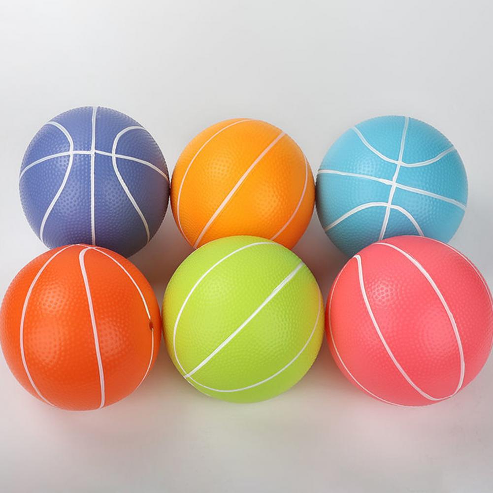 Basketball Toy  Creative High Elasticity Well Rebound  Candy Color Kids Basketball Home Toys