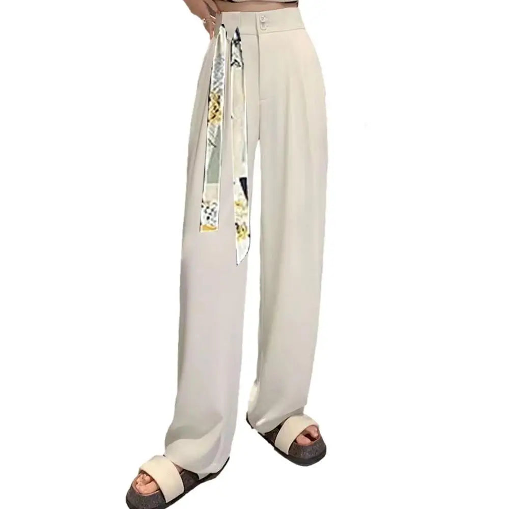 Wide Straight Leg Women's Dress Casual Pants