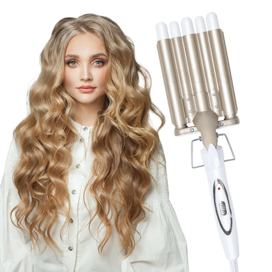 UKLISS Hair Waver Ceramic Deep Barrel  Crimper