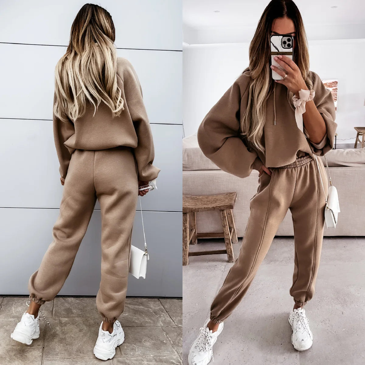 Hoodie Sports Tracksuit Long Sleeve