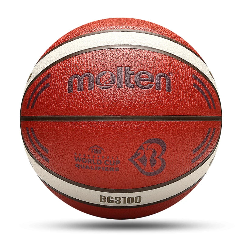 Molten Basketball Balls Official Size 7/6/5 PU Material Women Outdoor Indoor Match Training Basketball With Free Net Bag Needle