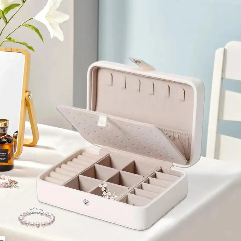 Mini Jewelry Travel Case Portable Organizer Portable