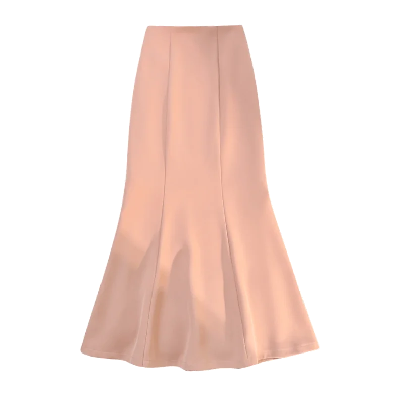 Mermaid Skirts New High Waist Vintage Office Pencil Mid Skirts