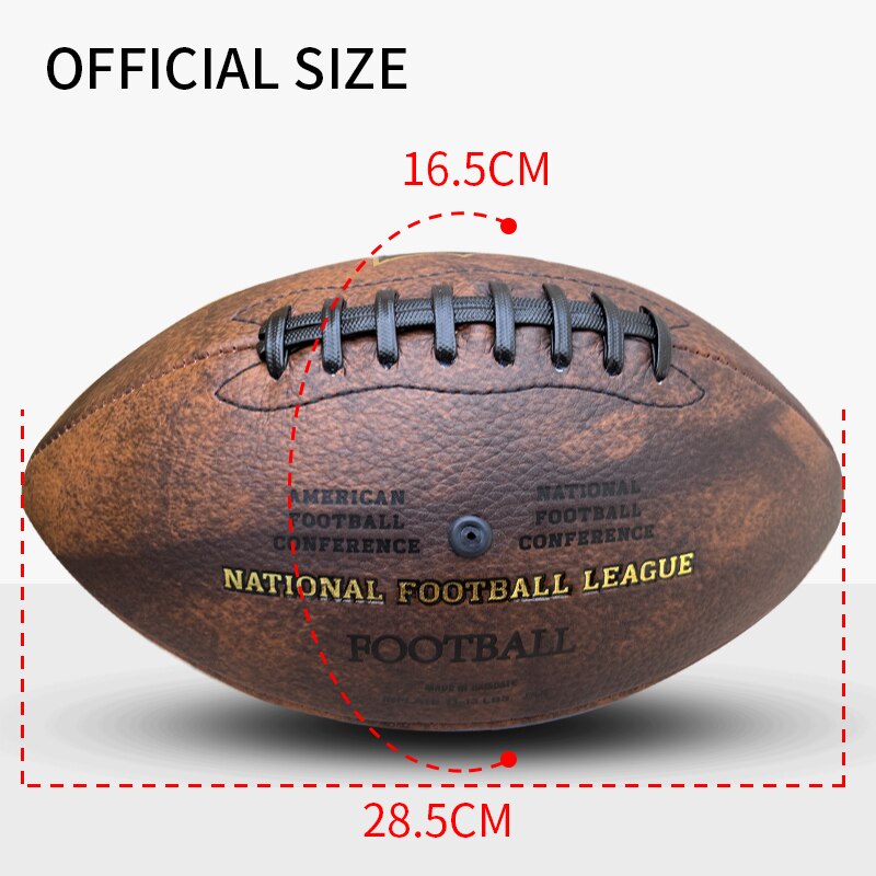 2023 American Football Rugby Ball Size Official Size Junior Football Training Practice Team Sports Rugby Football