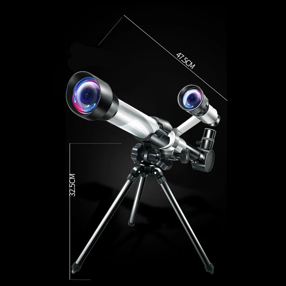 HD Professional Astronomical Telescope Dual-Use Science Experiment Monocular Stargazing Binoculars Teaching Aids for Students