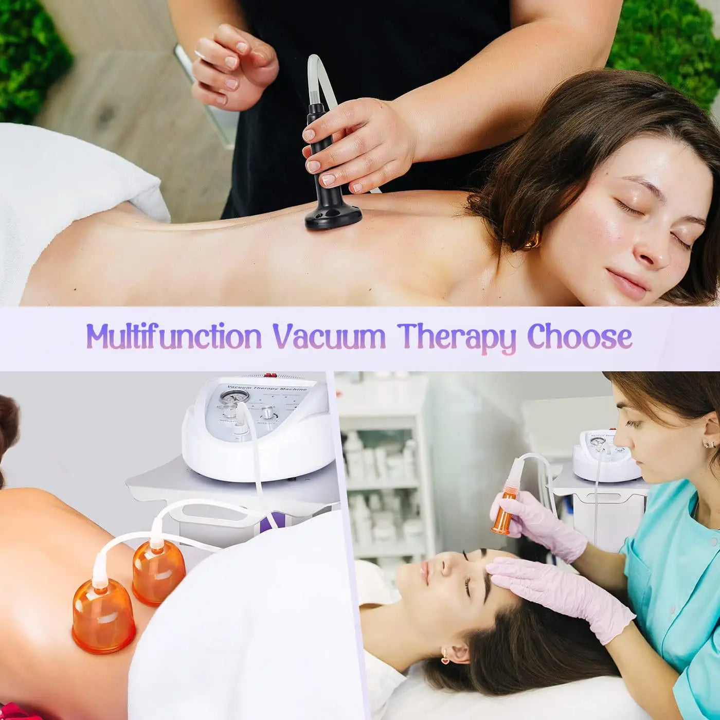 150ml Vacuum Therapy Machine Butt Lift Breast Enlargement Cupping Massage Body Shaping Device