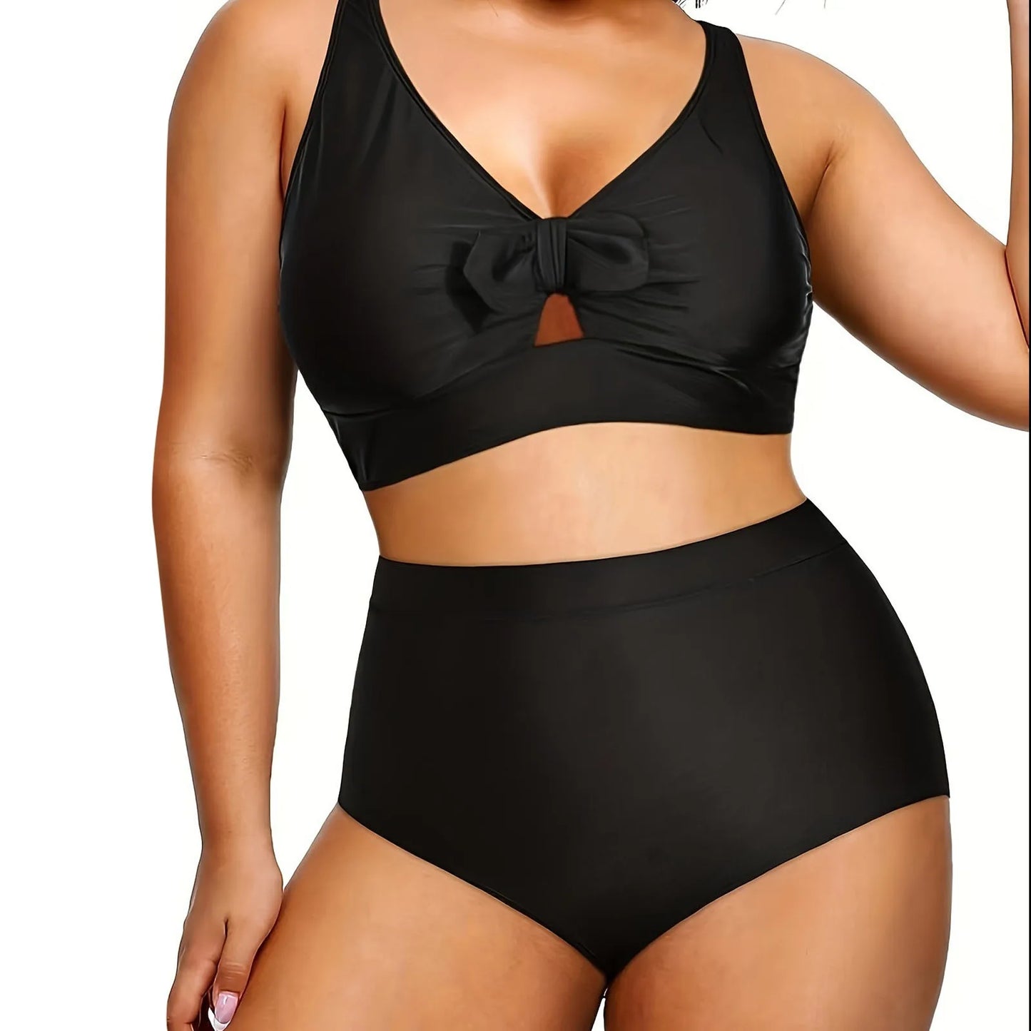 Plus Size High Waisted Bikini Sets Two Pieces