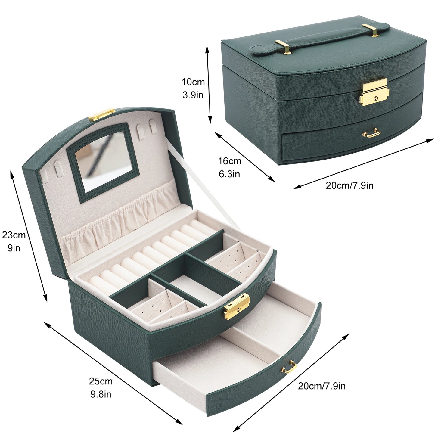 Large Jewelry Storage Case Box