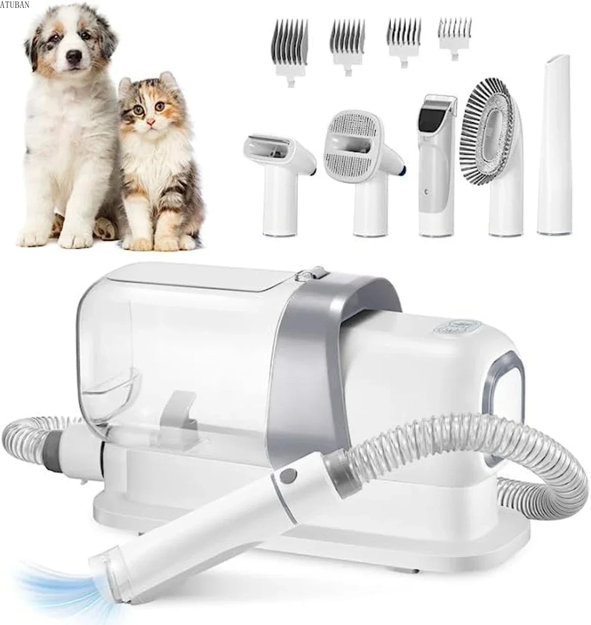 Pet Grooming Kit Vacuum Dog Clippers