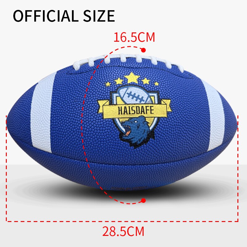 2023 American Football Rugby Ball Size Official Size Junior Football Training Practice Team Sports Rugby Football