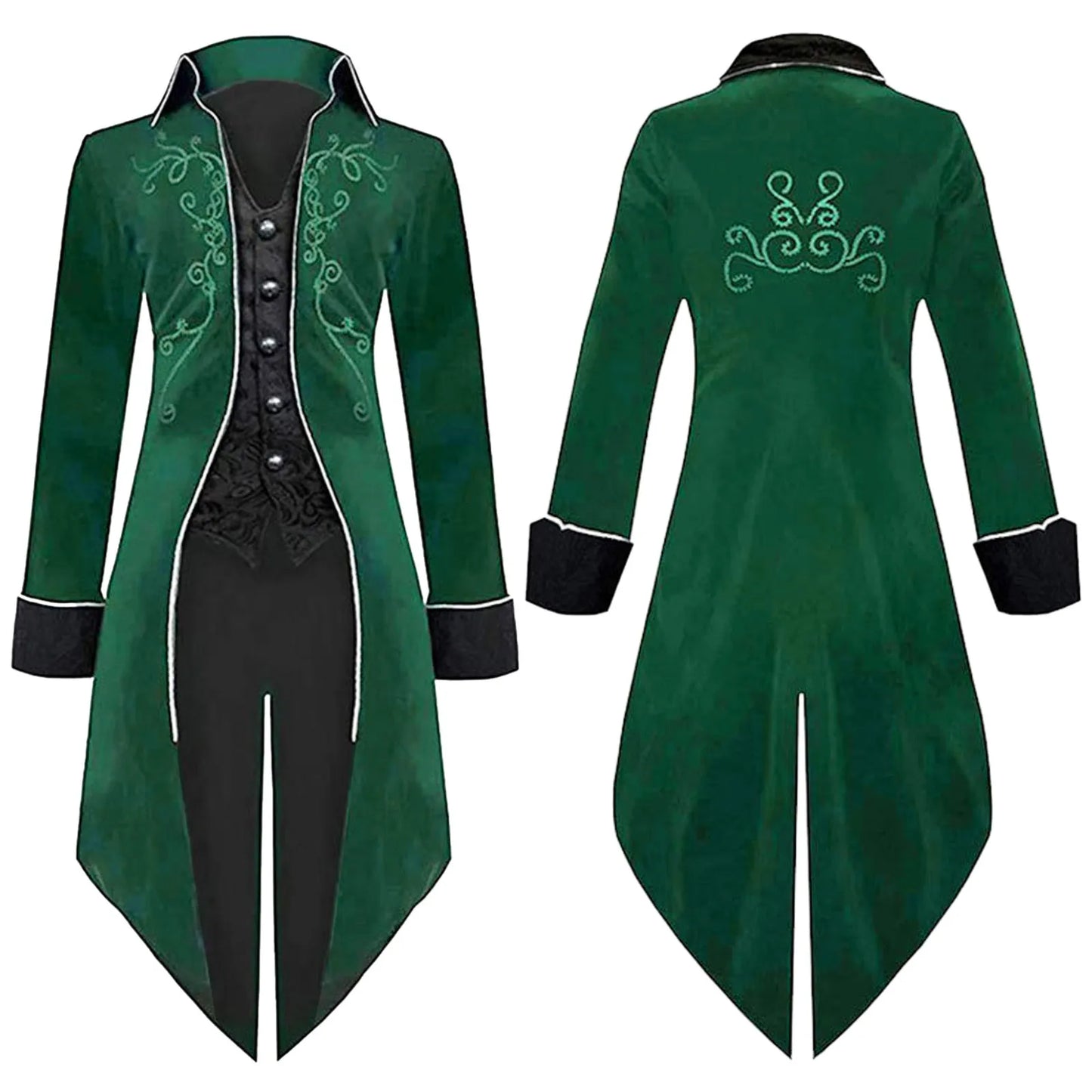 Slim Medieval Tuxedo Jacket Vintage Punk Cosplay