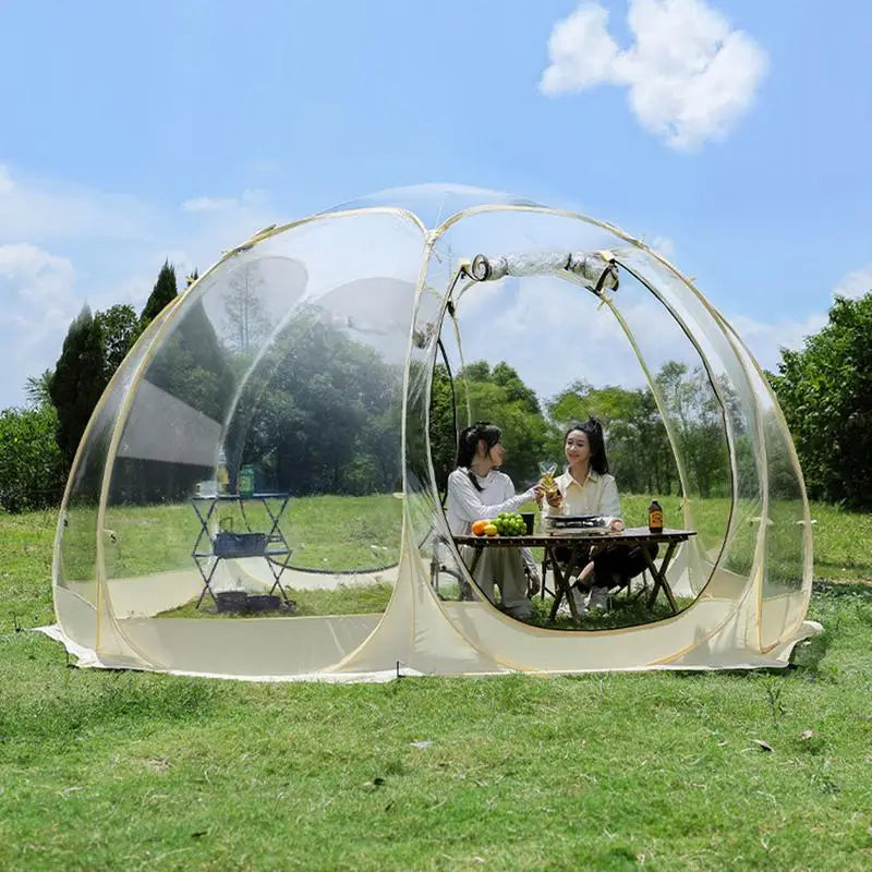 Outdoor Transparent Dome Tent Camping Tent Waterproof Folding Starry Bubble House Beach Camping Sun Room For Hiking travel