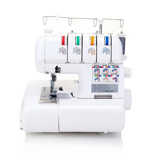 New Household Desktop Four-line Overlock Sewing Machine  Electric Sewing Machine Small Four-line Overlock Sewing Machine