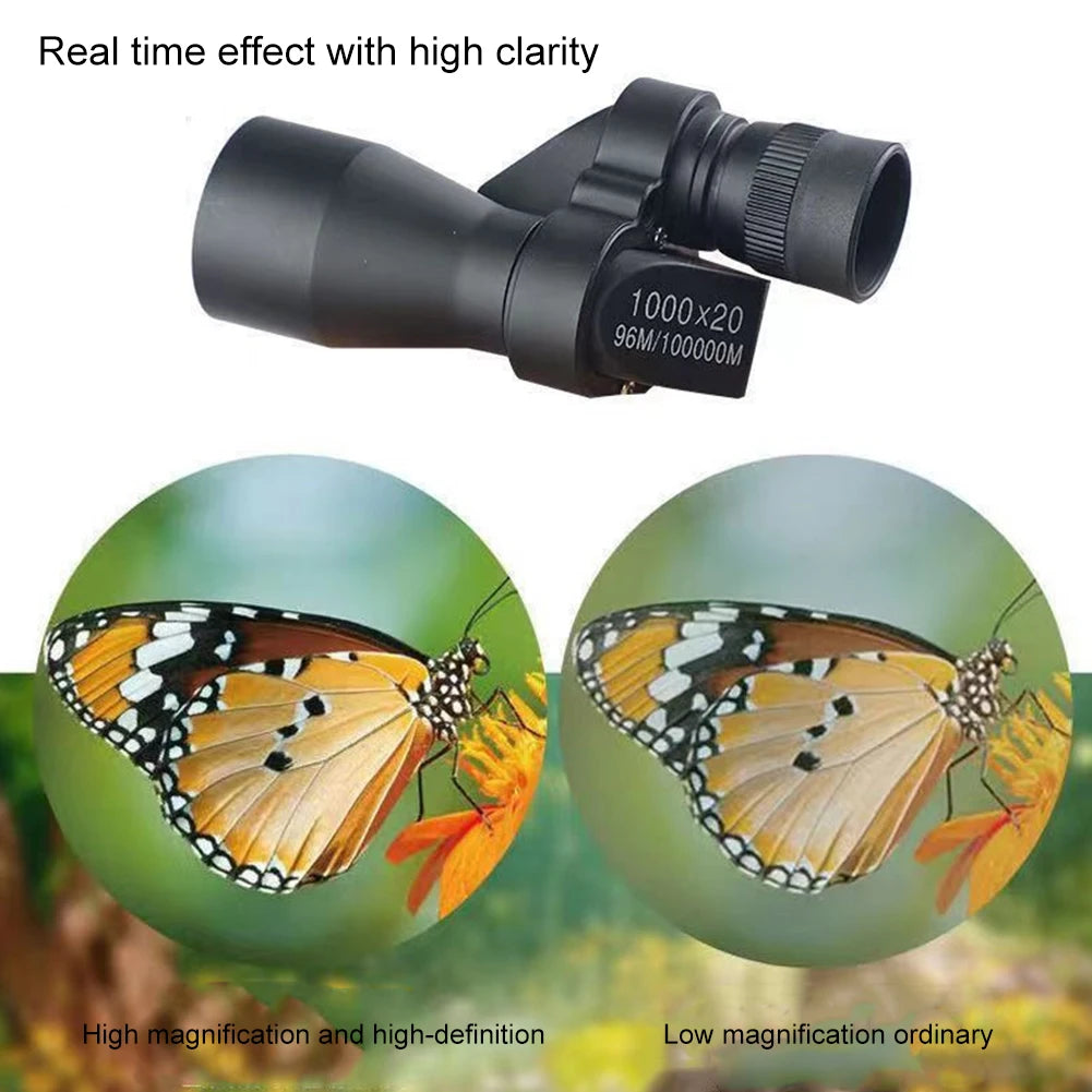 1000X20 High Magnification Outdoor Telescope Fishing Binoculars