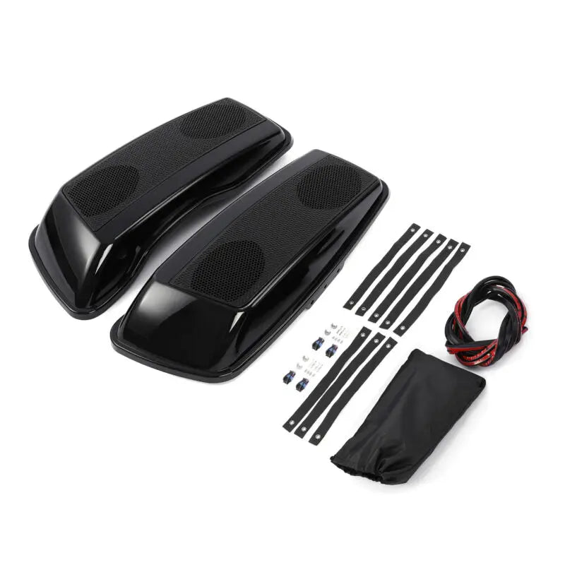 Motorcycle Saddlebag Lids 5x7" Speakers For Harley Touring Road Glide Street Glide 2014-2022