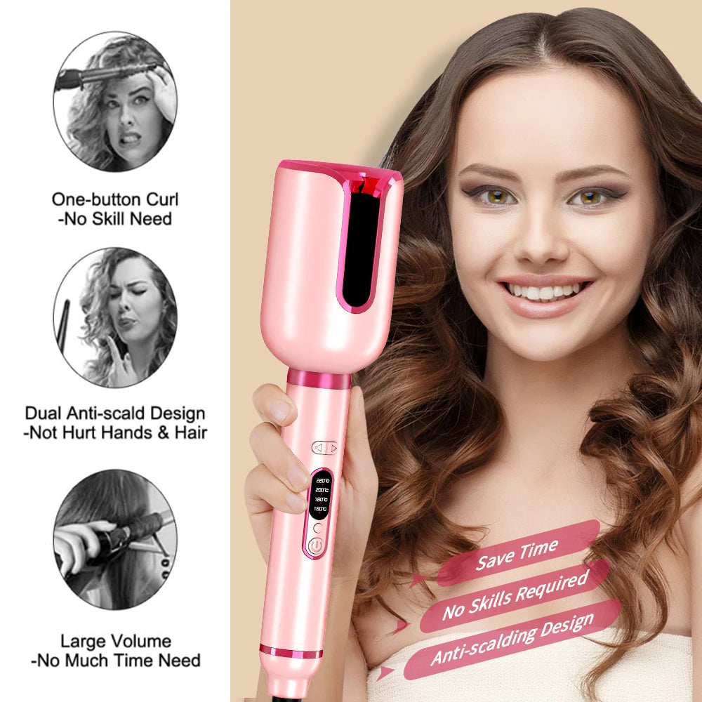 SPESHE Air Spin Hair Curler Auto Curling Iron Anti Scalding